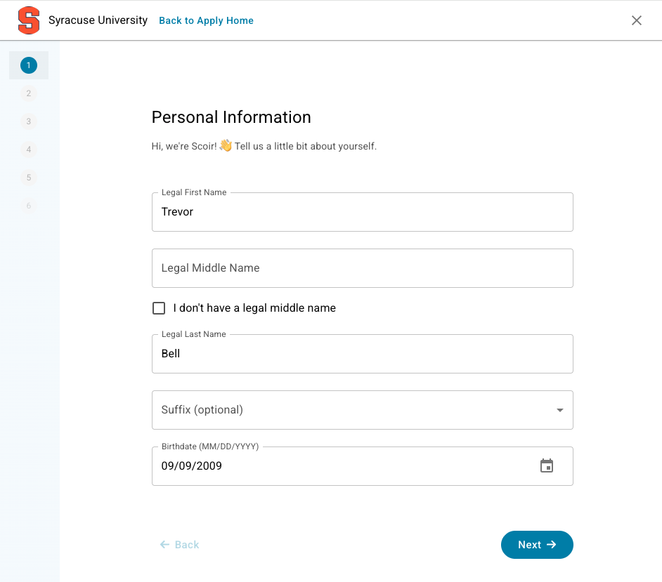 Apply with Scoir