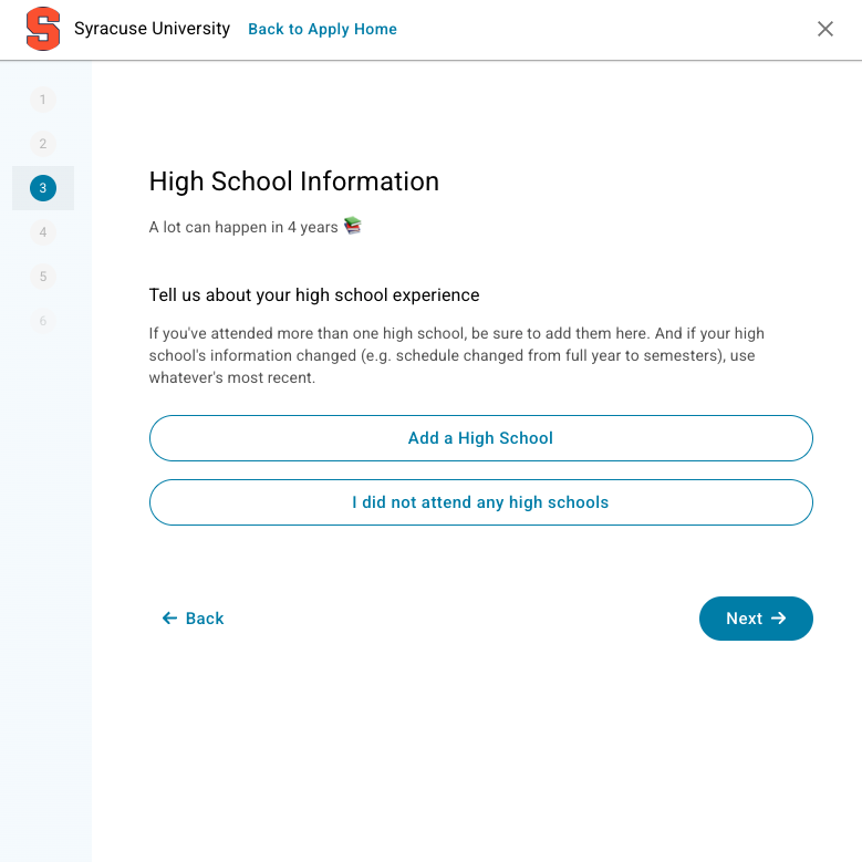 College selection